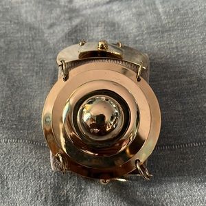 Mid Century Space Age Gold Tone Bracelet